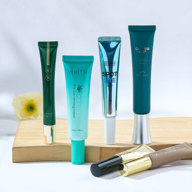 Wholesale soft plastic eye cream tube for cosmetic packaging