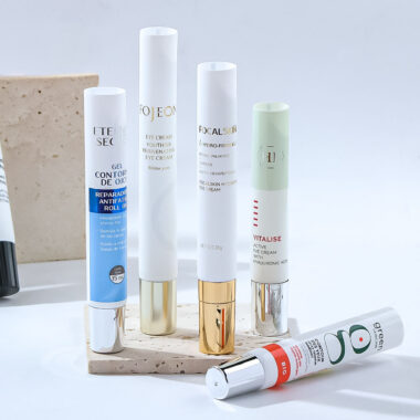 Wholesale soft plastic eye cream tube for cosmetic packaging