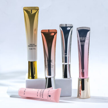 Wholesale soft plastic eye cream tube for cosmetic packaging