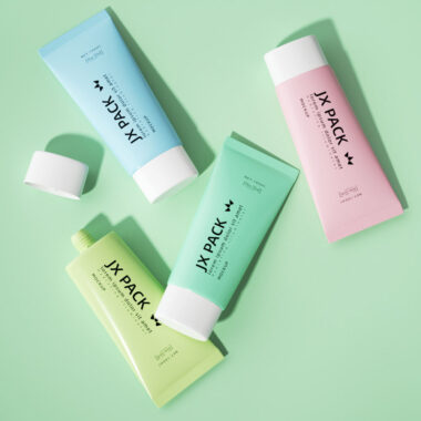 Plastic face cream tube for sunscreen and facial lotion