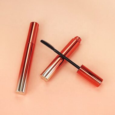 Plastic mascara tube for cosmetic and beauty packaging