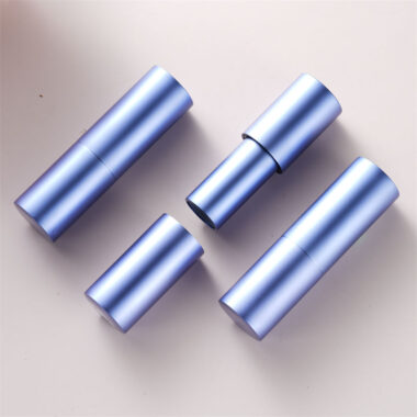 Round magnetic lipstick tube for luxury cosmetic packaging