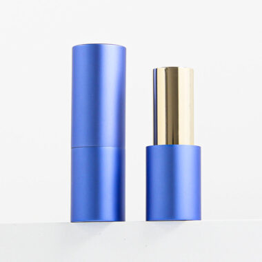 Round magnetic lipstick tube for luxury cosmetic packaging