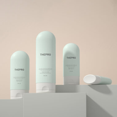 Squeeze face cream tube for cleanser and sunscreen packaging