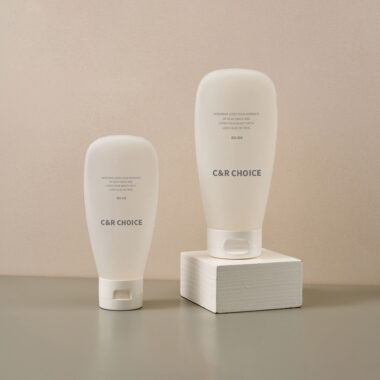 Squeeze face cream tube for cleanser and sunscreen packaging