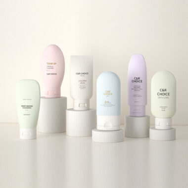 Squeeze face cream tube for cleanser and sunscreen packaging